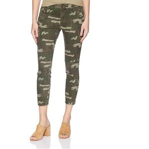 William Rast Camo Skinny Ankle Pants Sz 25
